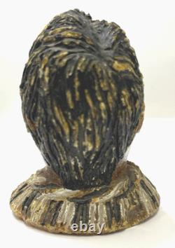 New Zealand Kauri Gum Similar to Amber Copal Carving Maori Warrior 19th Century