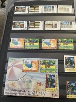 New Zealand Large Collection In Stock Book MNH, Used More Pics In Description