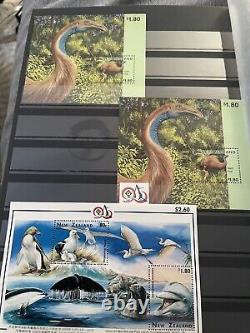 New Zealand Large Collection In Stock Book MNH, Used More Pics In Description