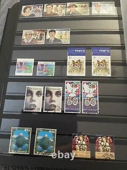 New Zealand Large Collection In Stock Book MNH, Used More Pics In Description