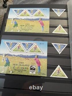 New Zealand Large Collection In Stock Book MNH, Used More Pics In Description
