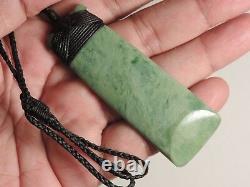 New Zealand Maori Greenstone Pounamu TOKI LIGHT GREEN INANGA Nephrite Jade ADZE