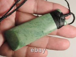 New Zealand Maori Greenstone Pounamu TOKI LIGHT GREEN INANGA Nephrite Jade ADZE