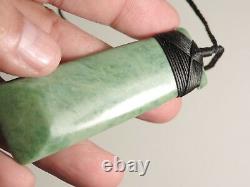 New Zealand Maori Greenstone Pounamu TOKI LIGHT GREEN INANGA Nephrite Jade ADZE