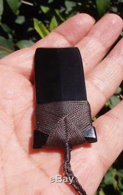 New Zealand Maori Toki Wyoming Black Jade (Edward Black) 68 mm