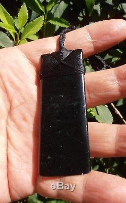 New Zealand Maori Toki Wyoming Black Jade (Edward Black) 75 mm