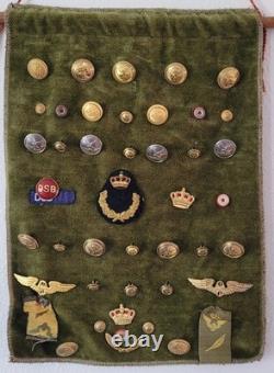 New Zealand Military and Police Buttons and Badges Collection