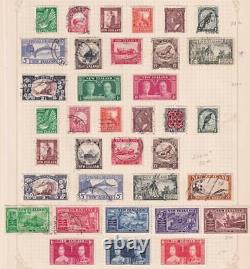 New Zealand Mint And Used Collection Of Older Issues With Qe11 Issues CV $750