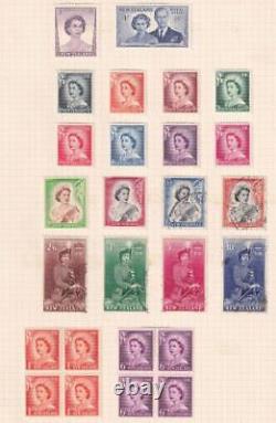 New Zealand Mint And Used Collection Of Older Issues With Qe11 Issues CV $750