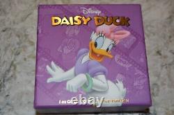 New Zealand Mint Limited 2014 Disney Daisy Duck 1 Oz. $200 Cameo Gold Coin, NIB