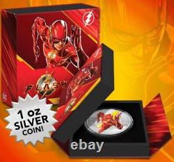 New Zealand Mint The Flash 1 oz Limited Edition Silver Collectible Coin