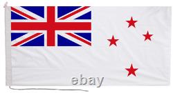 New Zealand Naval Ensign Flag with Rope and Toggle Handmade in the UK