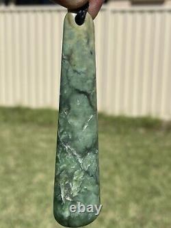 New Zealand Nephrite Maori Greenstone Pounamu Des's MARSDEN FLOWER JADE Pendant