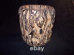 New Zealand PONGA VASE Unique Rare Hand Crafted UNREAL One Of A KIND -44