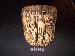 New Zealand PONGA VASE Unique Rare Hand Crafted UNREAL One Of A KIND -44