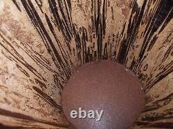 New Zealand PONGA VASE Unique Rare Hand Crafted UNREAL One Of A KIND -44