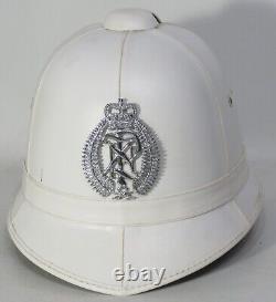 New Zealand Police / Bobby Helmet Size 60 / 7-3/8 Summer Sun Helmet Montcastle