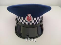 New Zealand Police Hat + Cap Obsolete 1980 and Patch