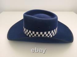 New Zealand Police Hat + Cap Obsolete 1980 and Patch