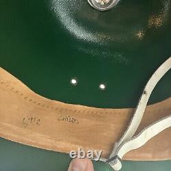 New Zealand Police Helmet With Emblem White Vintage Mountcastle Pty Obsolete