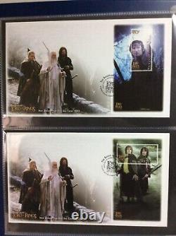 New Zealand Post LOTR Return of the King 2003 Stamps Collection M/S FDCs Booklet