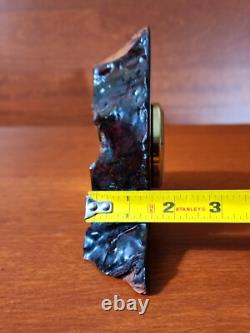 New Zealand Rare Collectibl Wooden MantleClock handcrafted Swamp Kauri Creation