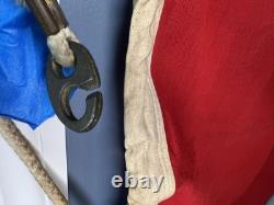 New Zealand Red Ensign Flag 46x70 Stitched Stars Painted Union Jack Rope& Toggle