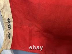 New Zealand Red Ensign Flag 46x70 Stitched Stars Painted Union Jack Rope& Toggle