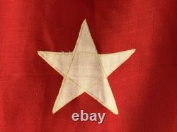 New Zealand Red Ensign Flag 46x70 Stitched Stars Painted Union Jack Rope& Toggle