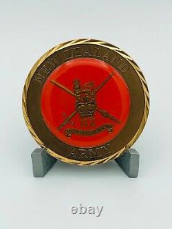 New Zealand Sergeant Major Of The Army Challenge Coin With Case Preowned