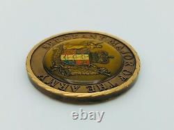 New Zealand Sergeant Major Of The Army Challenge Coin With Case Preowned