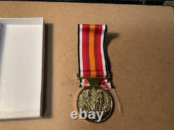 New Zealand Special Service Medal (Nuclear Testing) Specimen B72