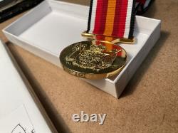 New Zealand Special Service Medal (Nuclear Testing) Specimen B72