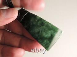 New Zealand TOKI Maori Pounamu Nephrite Greenstone TOP Marsden Flower Jade ADZE