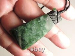 New Zealand TOKI Maori Pounamu Nephrite Greenstone TOP Marsden Flower Jade ADZE