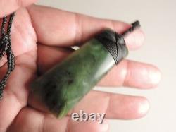 New Zealand TOTOWEKA Nephrite Jade Maori Pounamu Greenstone TOKI PURPLE SPOTS