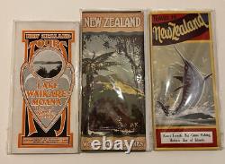 New Zealand Vintage Travel Brochure Collection Circa 1920's -1940's