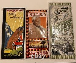 New Zealand Vintage Travel Brochure Collection Circa 1920's -1940's