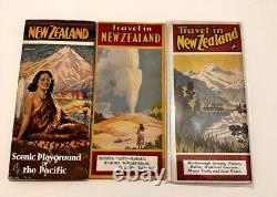 New Zealand Vintage Travel Brochure Collection Circa 1920's -1940's