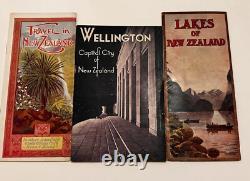 New Zealand Vintage Travel Brochure Collection Circa 1920's -1940's