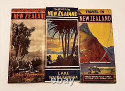 New Zealand Vintage Travel Brochure Collection Circa 1920's -1940's