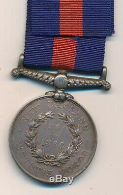 New Zealand War Medal Dated 1864-1866 1067 RICHD BOYLE 1ST BN, 12TH REGT