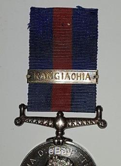 New Zealand War Medal, Undated Type, With Unofficial Silver'rangiaohia' Bar