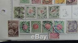 New Zealand stamp collection on pages with 1k stamps high $$