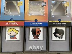 Niue Chibi DC comics collection Proof Silver Coins 14 Total, Mintage 2000 Each