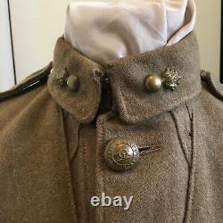 Nzfa Nzef Artillery Uniform Tunic & Lemon Squeezer Ww1