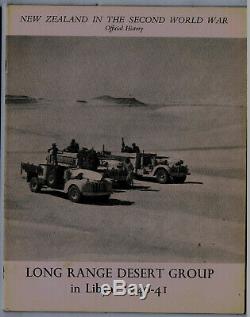 OFFICIAL HISTORY Long Range Desert Group LRDG Both Issues 1 & 2 NEW ZEALAND Govt