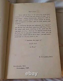 Old Joe By T. T Garland New Zealand + H/written Letter Radio Rev. Uncle Tom 1937