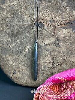 Old New Zealand Maori Green Stone Pendant. Beautiful collection and accent piece