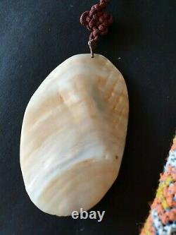 Old New Zealand Mother of Pearl Necklace. Beautiful accent & collection piece